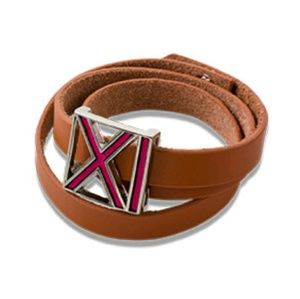 Pink Zebra Triple Wrap Bracelet ( brand new)